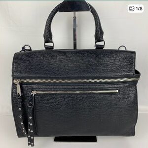 Rebecca Minkoff Jane Black Leather Satchel EUC